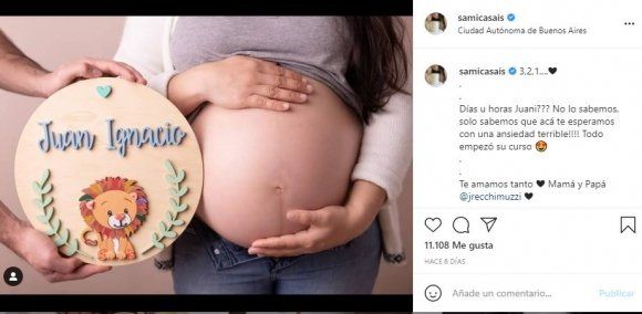 Samanta Casais fue mamá por primera vez: mirá la tierna foto de su bebé 