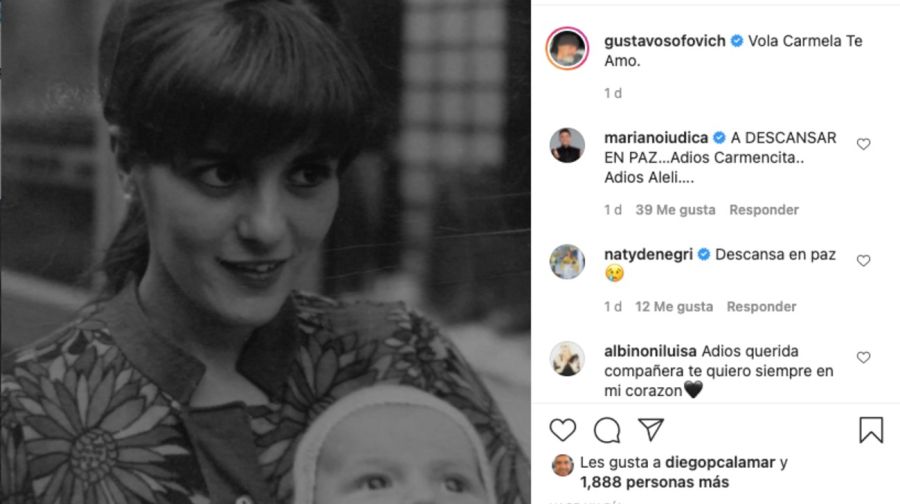 Gustavo Sofovich despidió a su mamá con una foto retro 