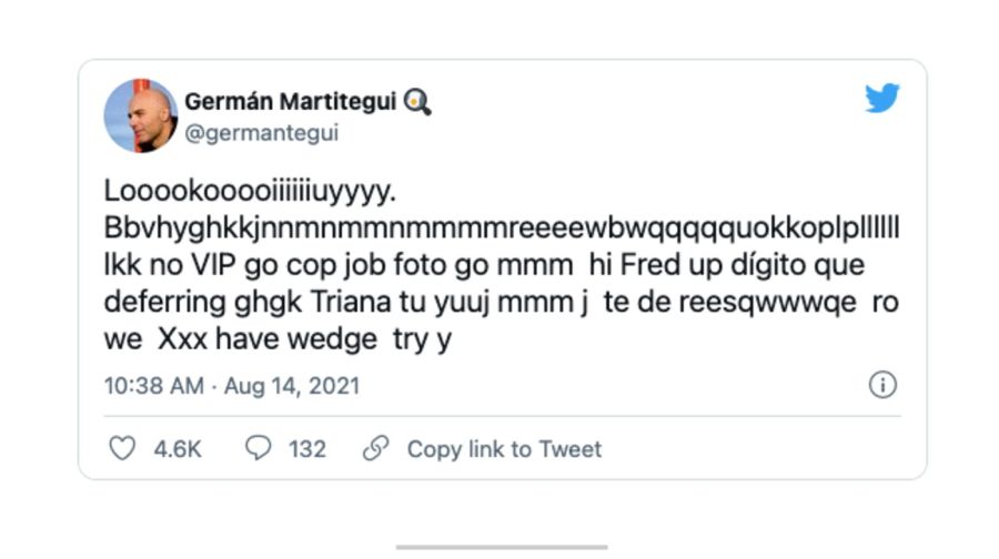 La travesura de los hijos de Germán Martitegui en Twitter 