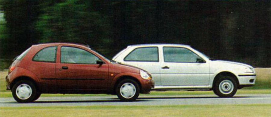 Ford Ka vs. Volkswagen Gol