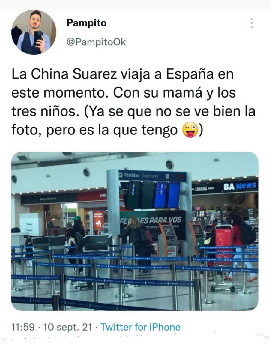 La China Suárez se fue del país: revelan cuándo será el reencuentro con Benjamín Vicuña