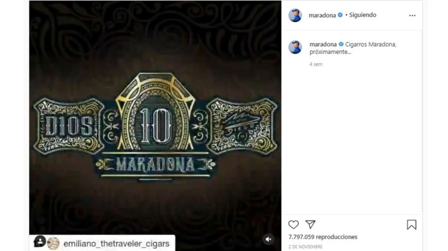 Ultimos posteos cuenta Instagram Diego Maradona