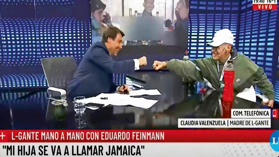 L-Gante con Feinmann. 