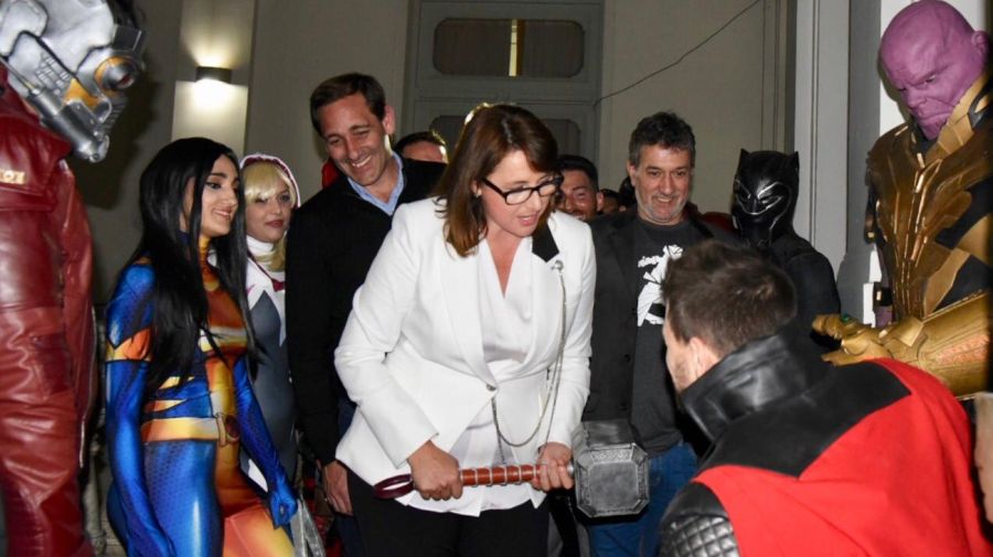 In 2019, Victoria Alonso, current president of Marvel Studios, was honored in La Plata 