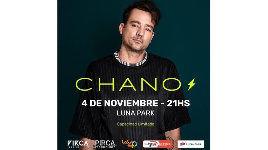 Fecha Chano Luna Park noviembre 2021
