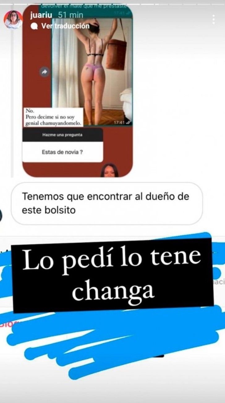 Jimena Barón compartió el caliente chat que tuvo con Matias Palleiro por Whatsapp 