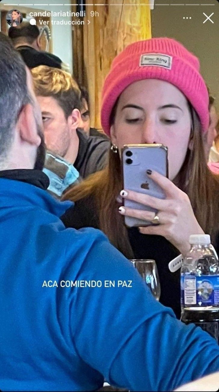 El desagradable momento que vivió Cande Tinelli en un restaurante de Ushuaia