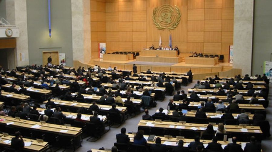 Palacio de la ONU, en Ginebra.