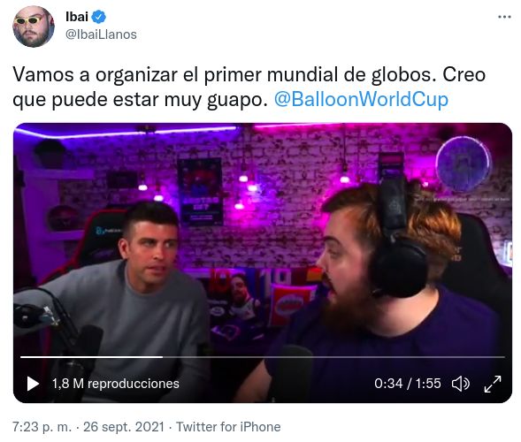 Ibai y Piqué anunciaron Balloon World Cup
