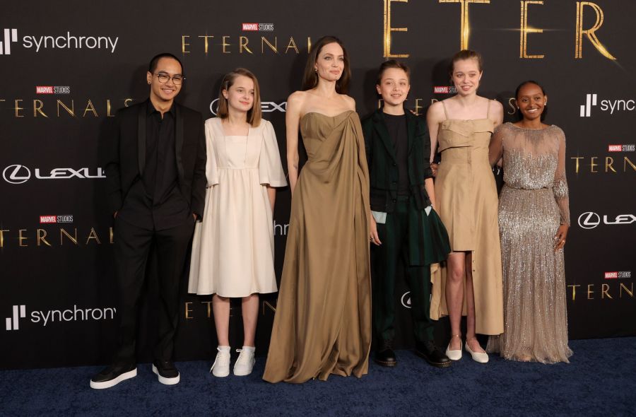 Angelina Jolie hereda a su hija Zahara el icónico vestido de los Óscar