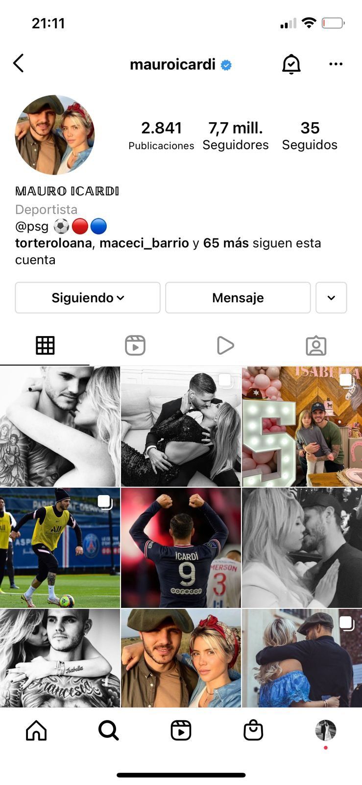 Mauro Icardi volvió a las redes y sorprendió