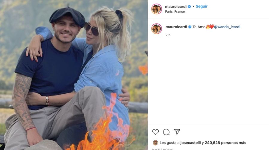 Mauro Icardi volvió a las redes sociales con una polémica frase 