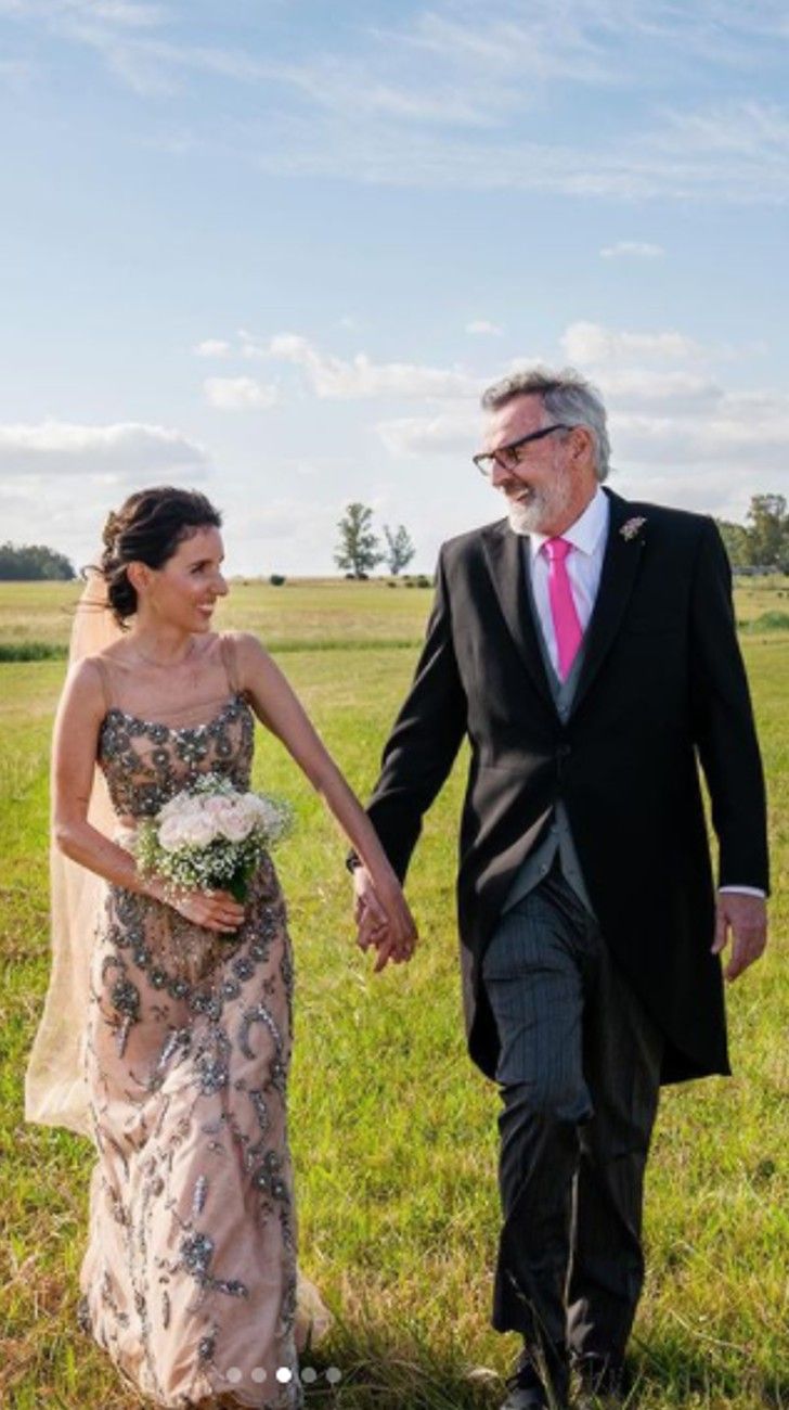 Se casó la hija de Benito Fernández: todos los detalles del vestido que le diseñó su papá 
