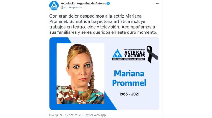 Muerte Mariana Prommel