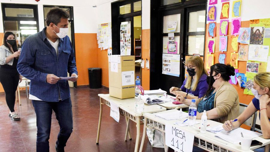 Fotogaleria Sergio Massa Votaciones Elecciones Legislativas