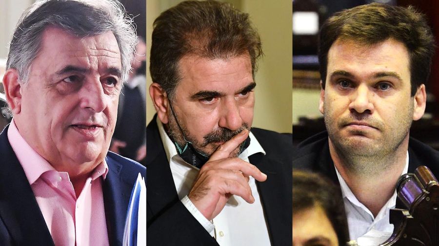 Mario Negri, Cristian Ritondo y Juan Manuel López 20211116