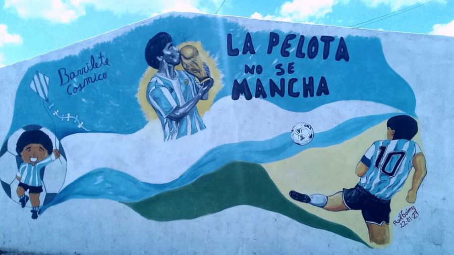 Mural Maradona 10
