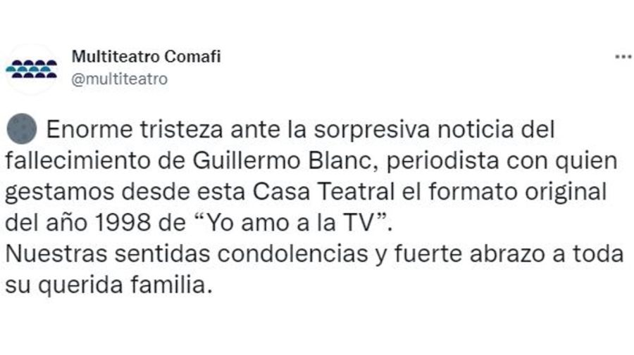 Muerte Guillermo Blanc