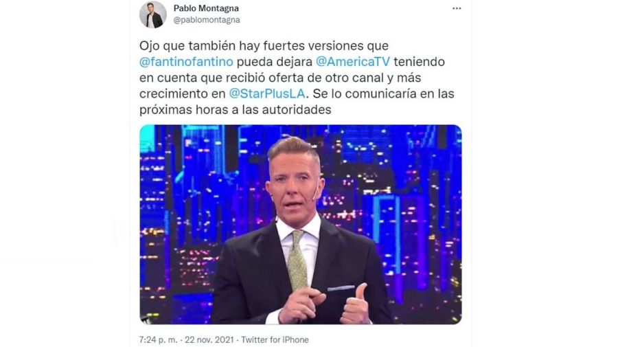 Alejandro Fantino rumores renuncia America TV