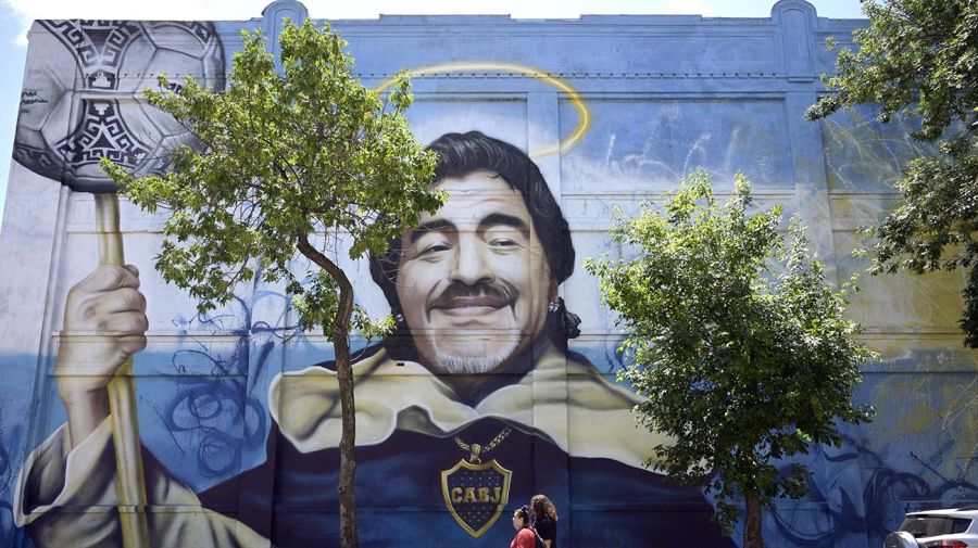 Murales de Maradona en Buenos Aires 20211124