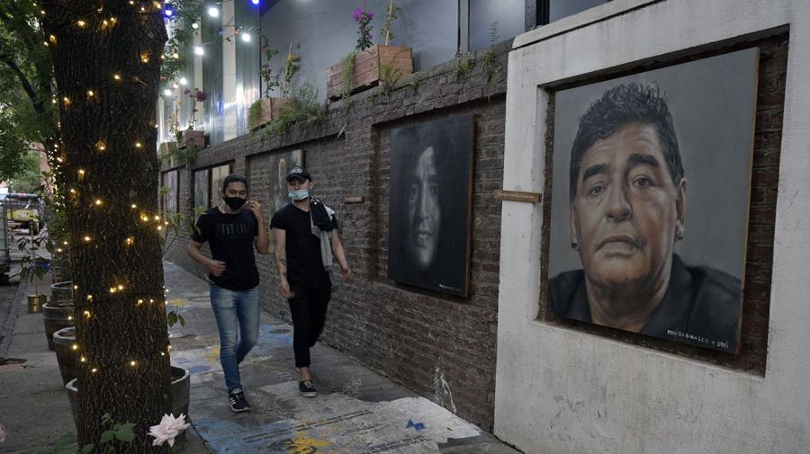 Murales de Maradona en Buenos Aires 20211124