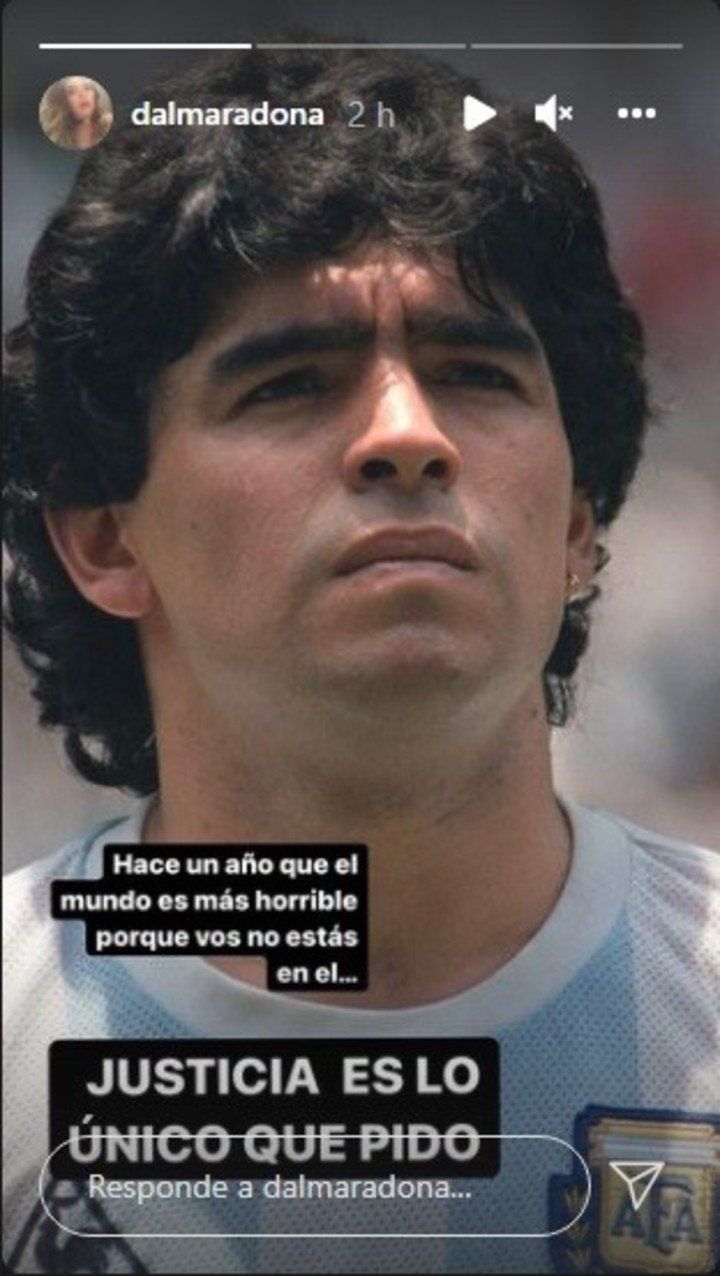 Aniversario de Diego Maradona: Los mensajes de Dalma, Gianinna, Diego JR y Dieguito Fernando