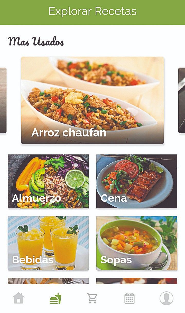 La plataforma sugiere los platos para cada día y, si alguno no te gusta, siempre podés cambiarlo con un clic o quitarlo y explorar