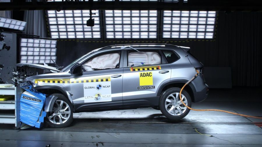 El Volkswagen Taos obtiene la máxima puntuación en crash test de LatinNCAP