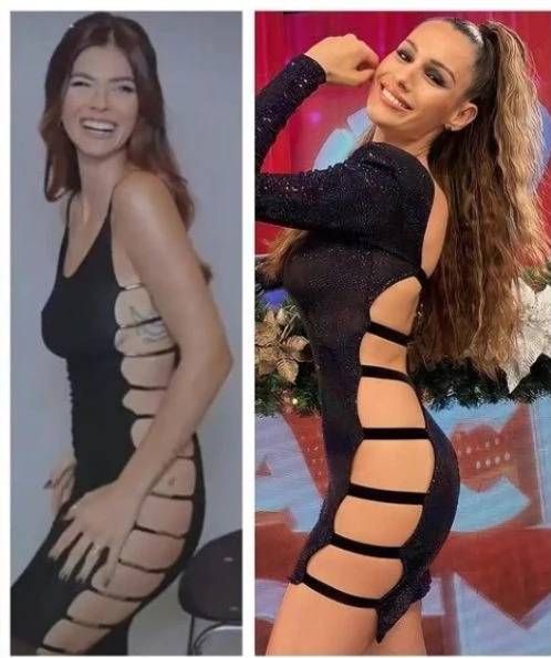 Pampita lució un despampanante vestido pero la acusaron de copiarse de la China Suárez 