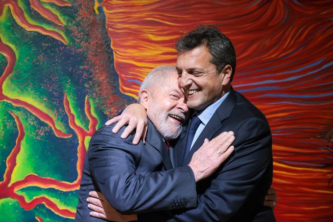 El titular de la Cámara de Diputados, Sergio Massa, compartió una cena anoche con Lula de Brasil en Olivos invitado por Alberto Fernández 20211210