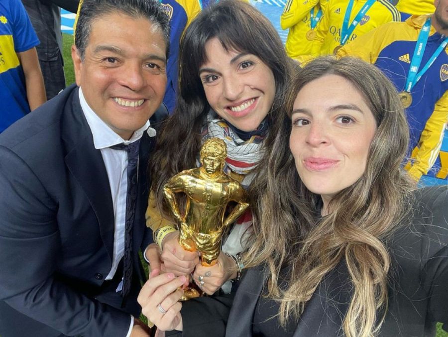 Se conoció la cifra que cobraron Dalma y Gianinna por asistir al partido homenaje a Diego Maradona