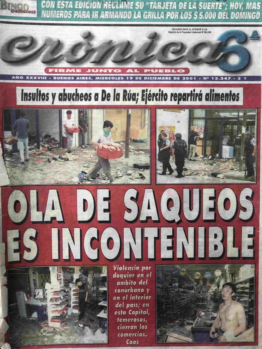 diarios 19 diciembre 2001