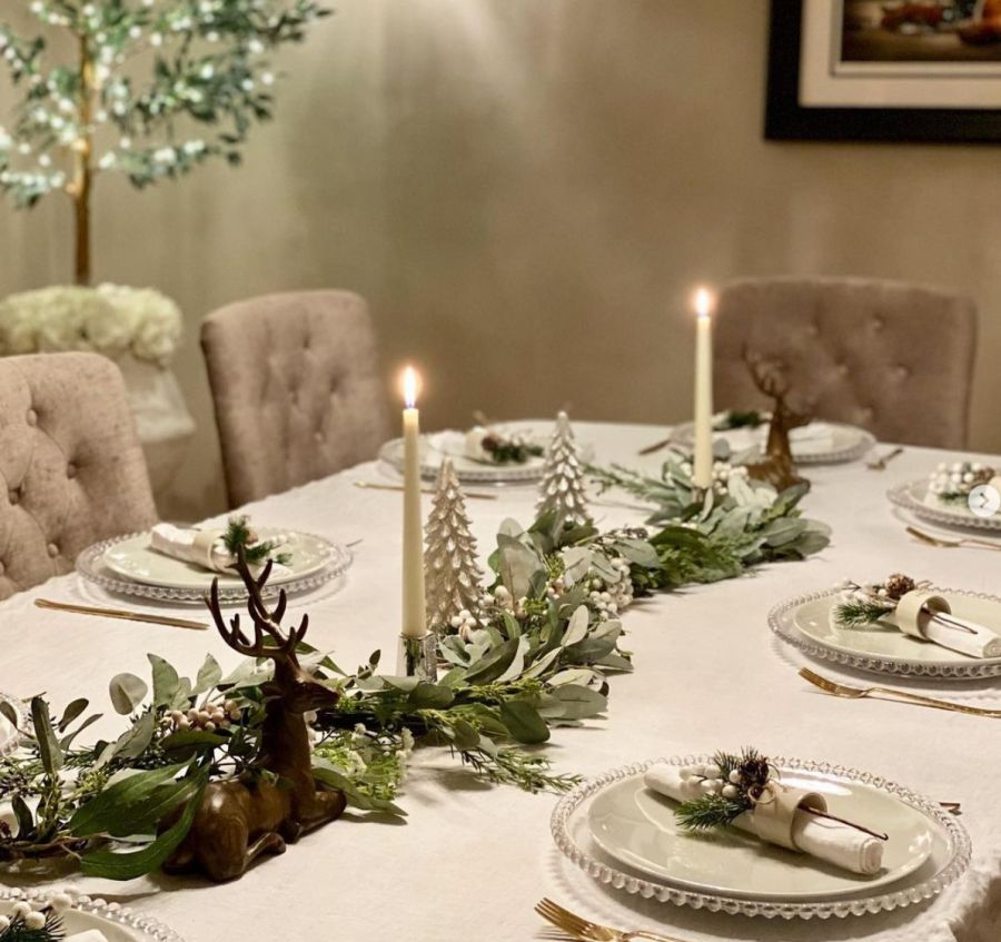 Ideas para decorar la mesa en Navidad