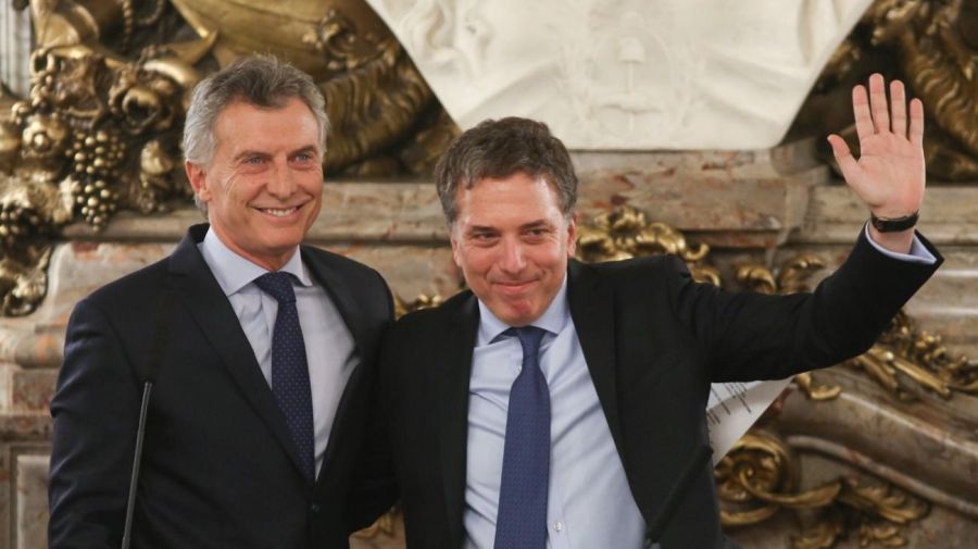 Mauricio Macri and Nicolás Dujovne.