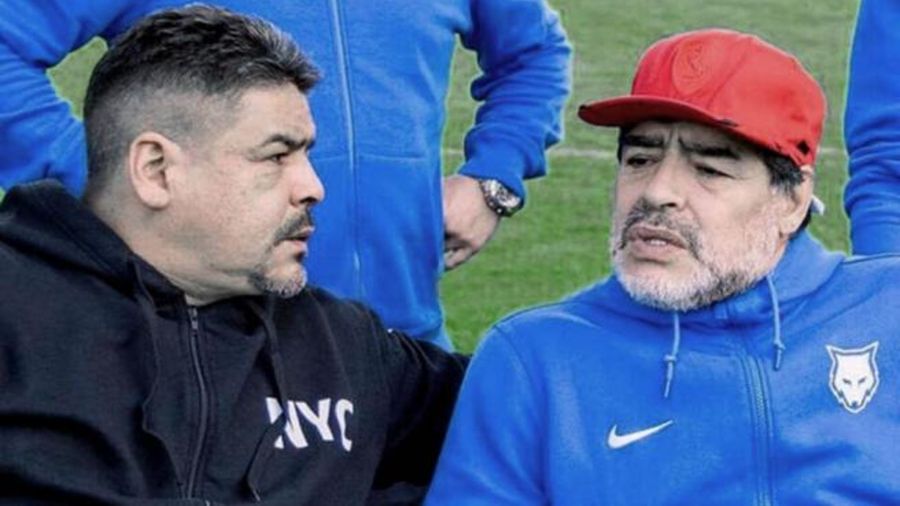 Hugo Maradona y Diego