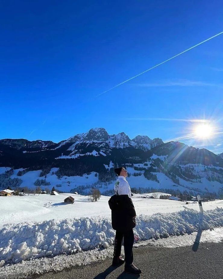FOTOS | Las fantásticas vacaciones de Maxi López en la nieve junto a su novia