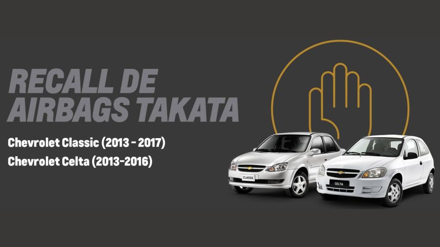 Chevrolet intensifica el llamado a revisión de los airbags de Celta y Classic