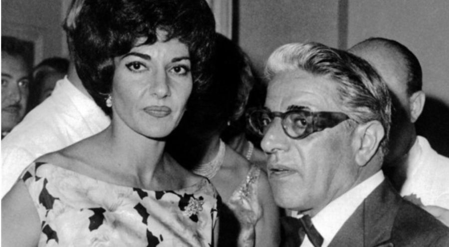 María Callas y Aristóteles Onassis 