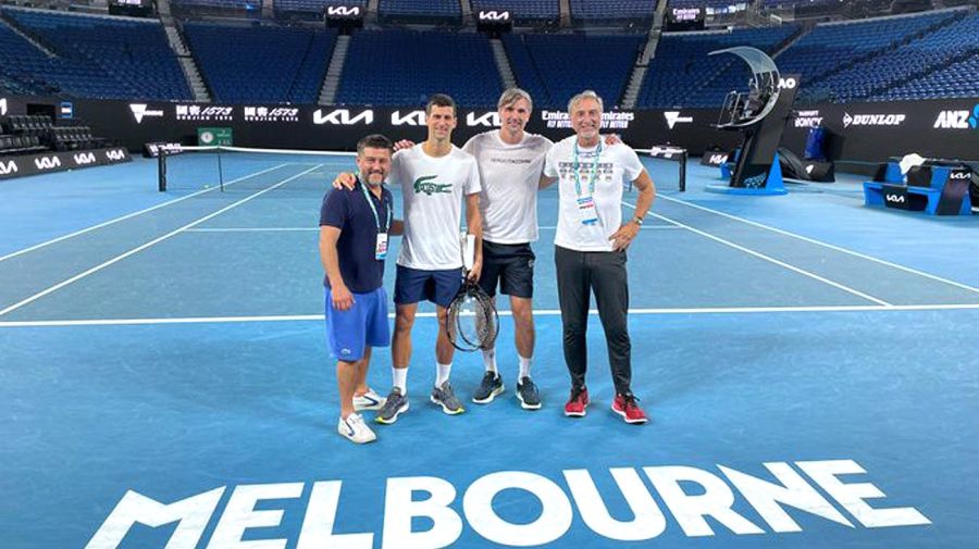 Novak Djokovic en Australia 20220110