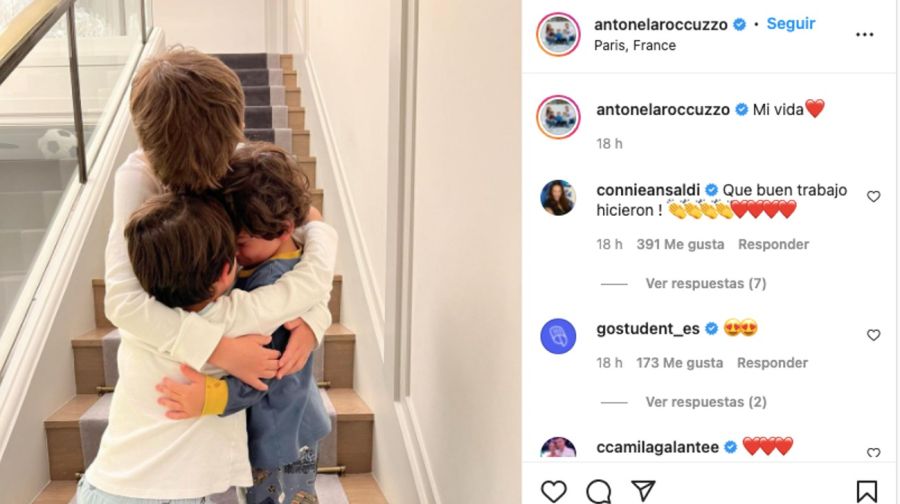 La tierna publicación de los hijos de Lionel Messi tras recibir el alta de covid 