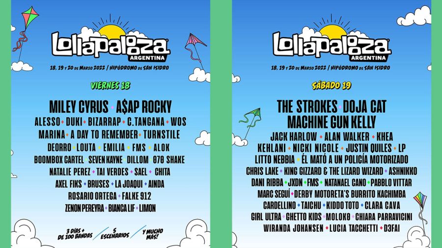 Lollapalooza 2022 se va a transmitir en vivo por Flow
