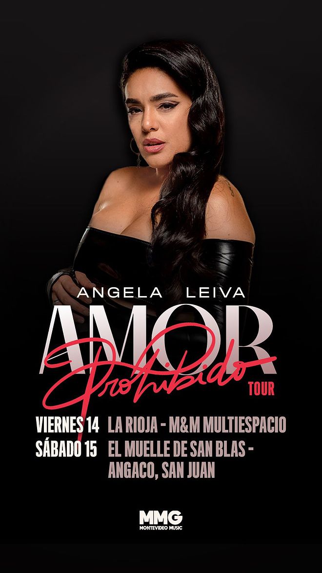 Angela Leiva presentó su nuevo single 