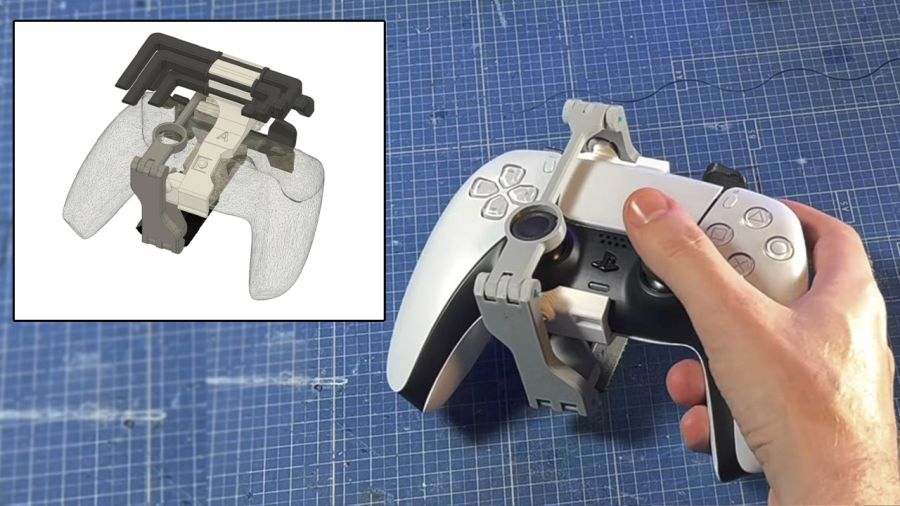 Un youtuber creó un accesorio de joystick para personas con una mano