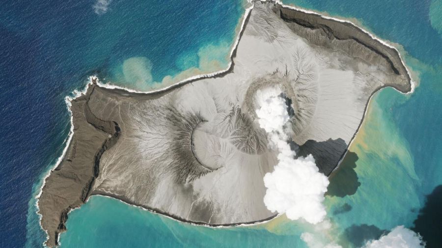 Erupción en Tonga