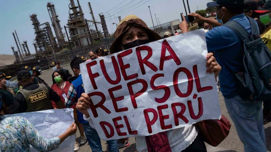 Derrame de petróleo en Perú 20220121