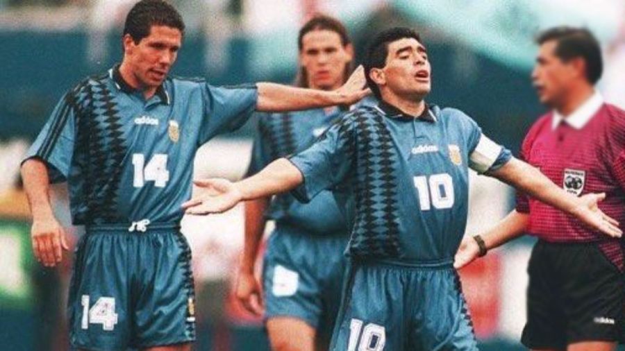 Simeone y Maradona