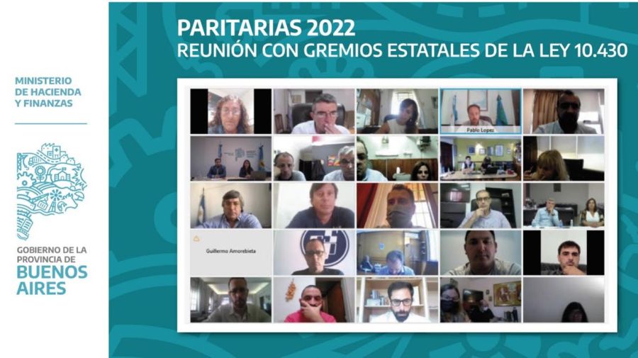 La provincia de Buenos AIres comienza negociaciones para Paritarias 2022 con gremios estatales 20220128