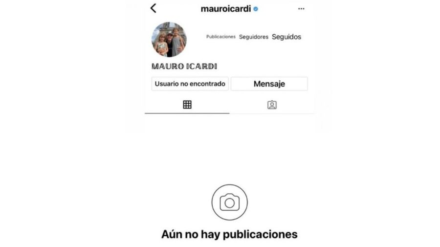 Mauro Icardi cerro Instagram