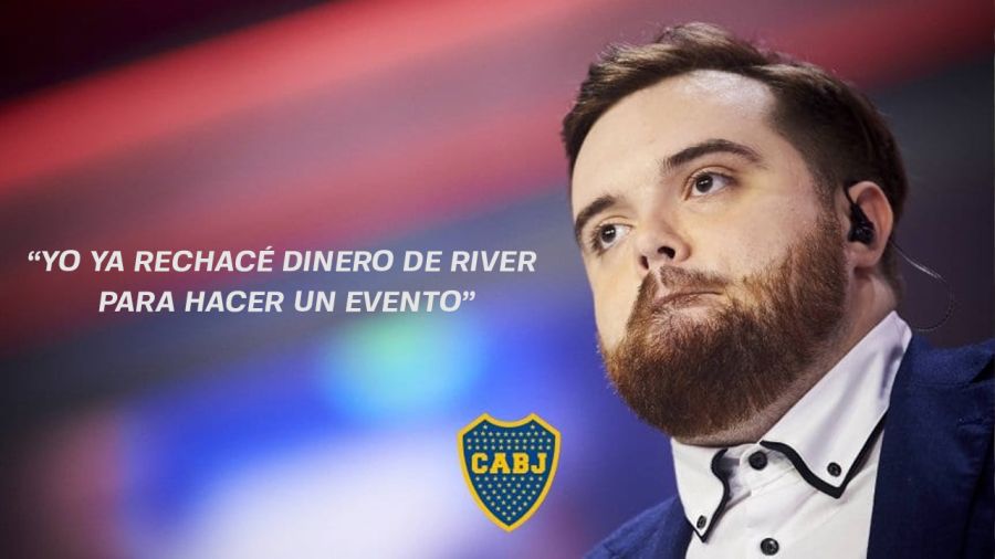 Ibai confesó que rechazó una oferta de trabajo de River por ser hincha de Boca