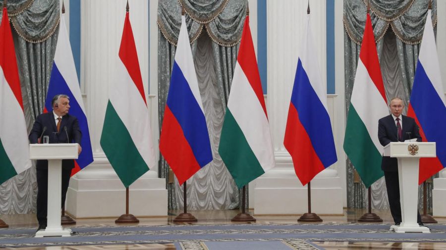  Viktor Orbán y Vladimir Putin 20220201
